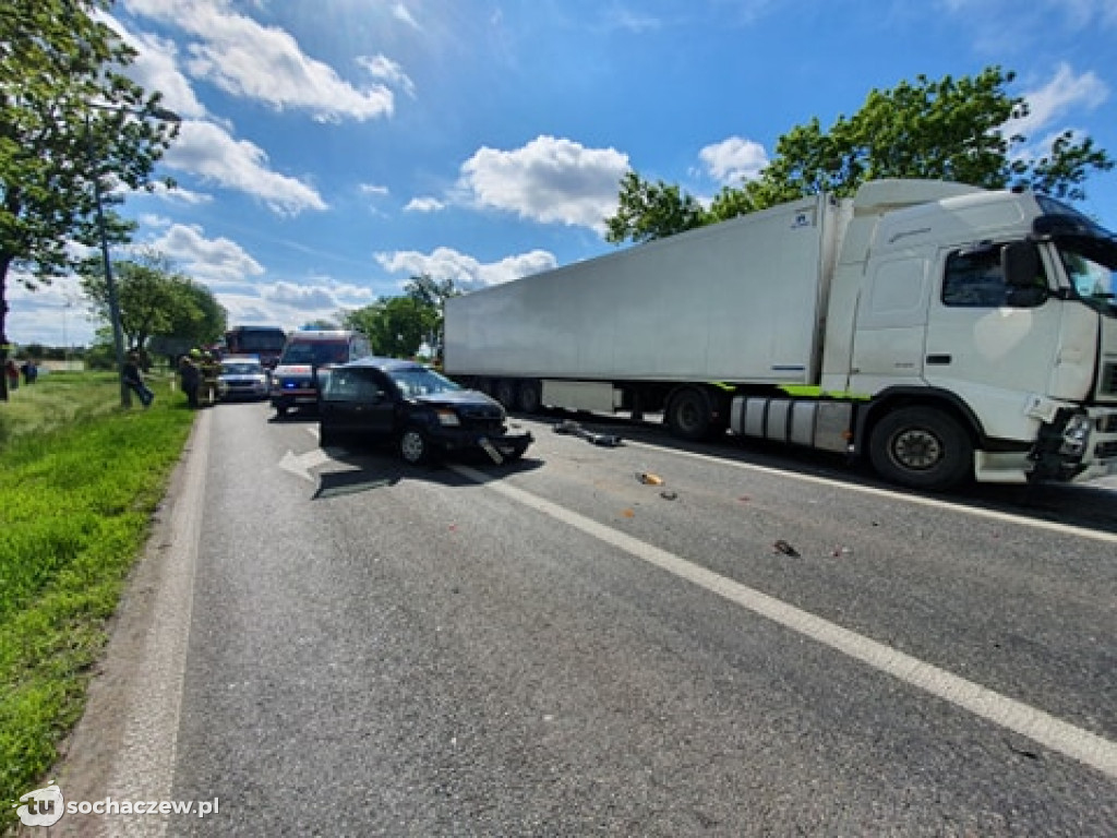Wypadek w Kożuszkach Parcel. Kierowca forda ciężko ranny