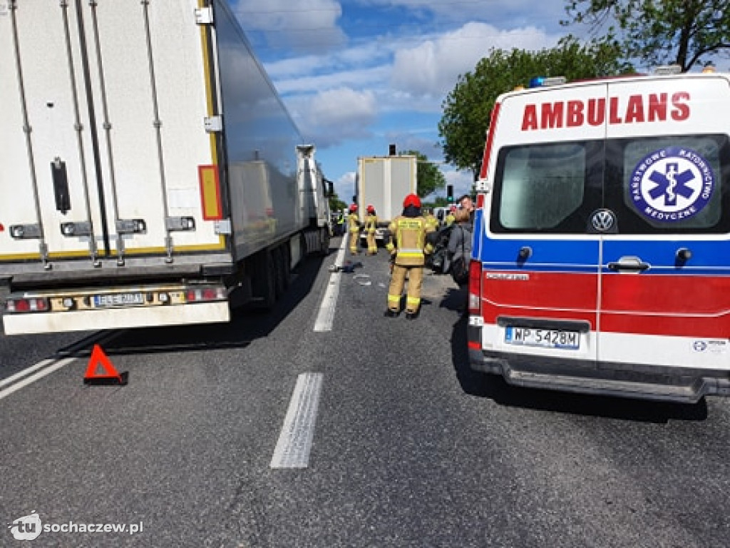 Wypadek w Kożuszkach Parcel. Kierowca forda ciężko ranny