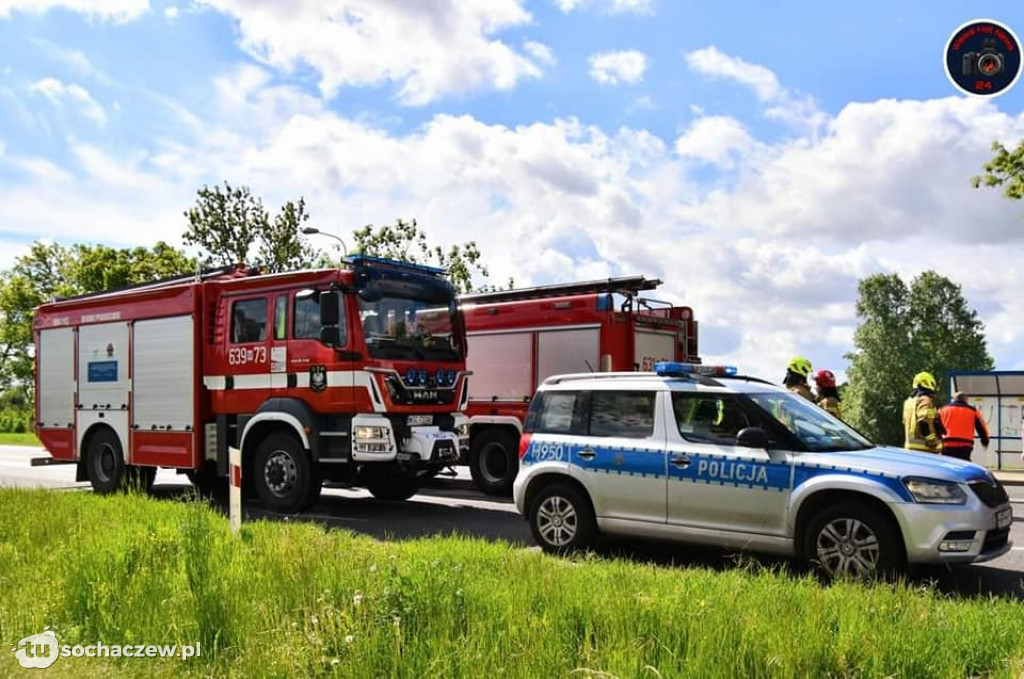 Wypadek w Kożuszkach Parcel. Kierowca forda ciężko ranny