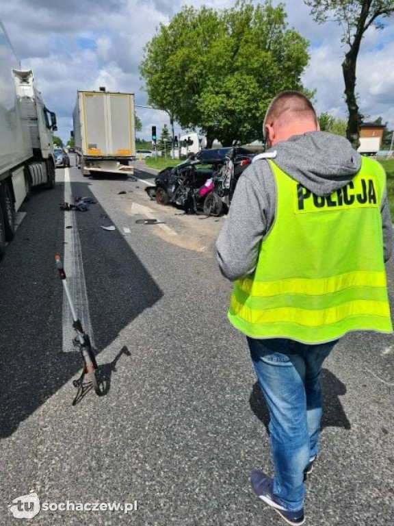 Wypadek w Kożuszkach Parcel. Kierowca forda ciężko ranny
