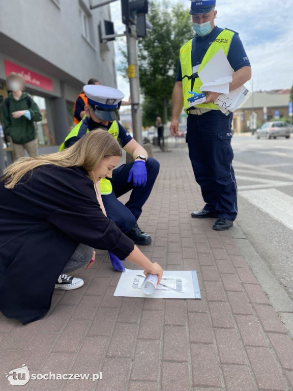 KPP Sochaczew i uczniowie Chopina informowali o nowych przepisach
