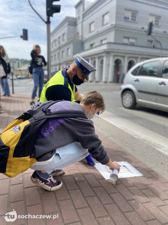 KPP Sochaczew i uczniowie Chopina informowali o nowych przepisach