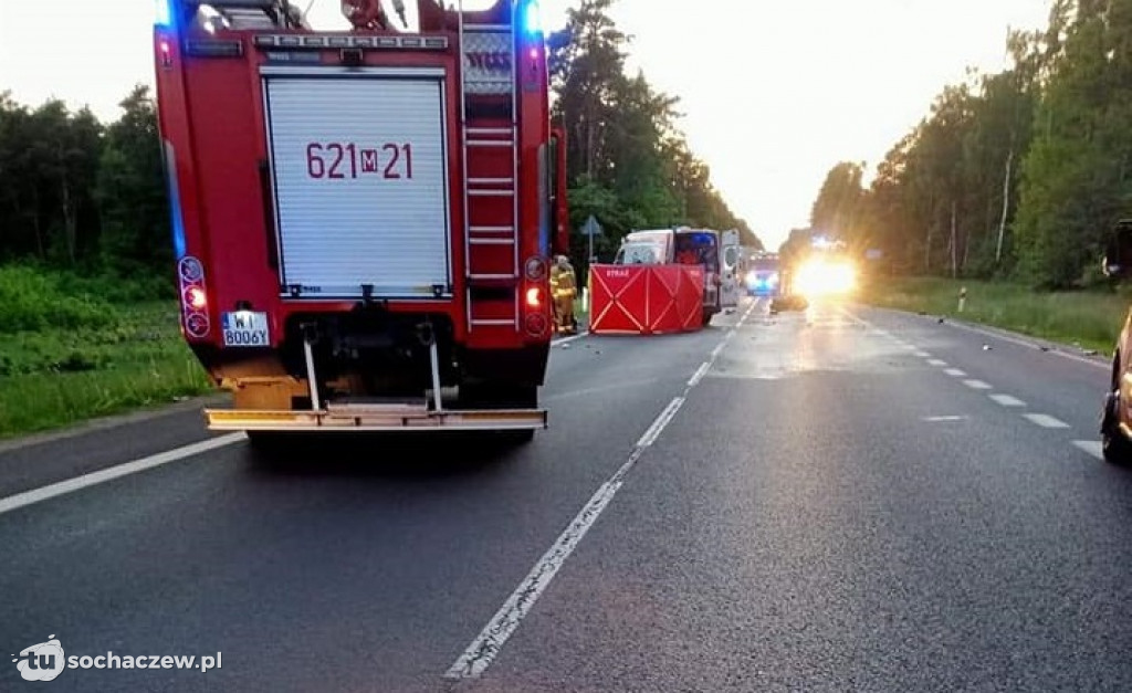 Śmiertelne zderzenie motocyklistów na DK 10