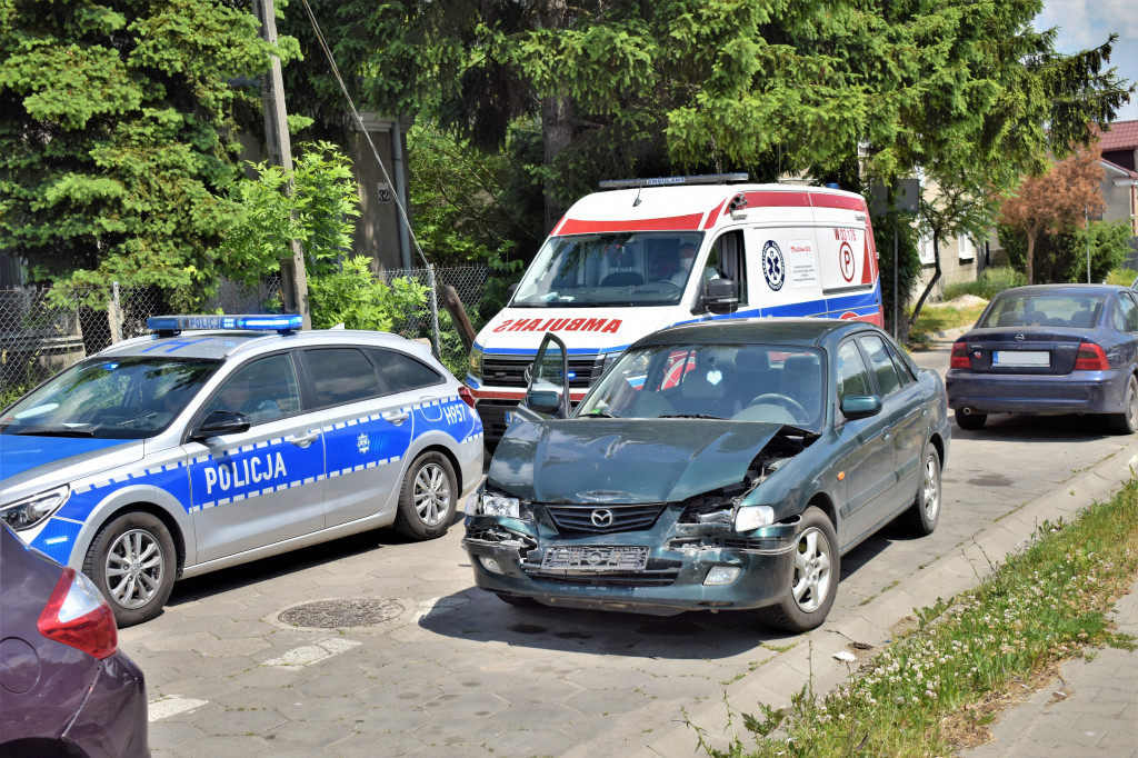 Stłuczka na Płockiej
