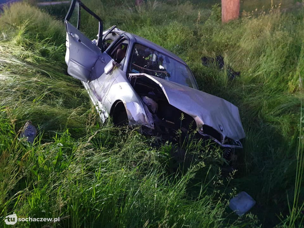 Wypadek na DK92 w Kożuszkach Kolonii