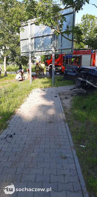 Groźny wypadek w Kożuszkach Parcel