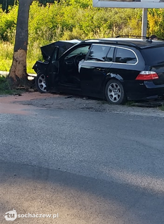 Groźny wypadek w Kożuszkach Parcel