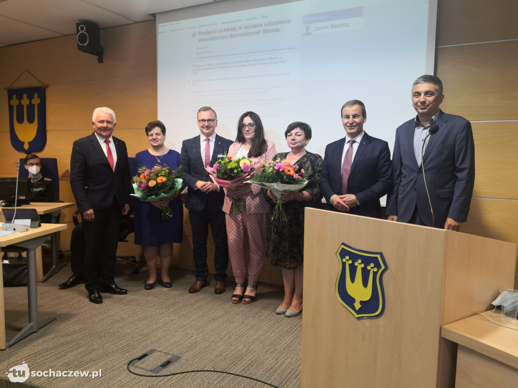 Burmistrz Błonia z absolutorium