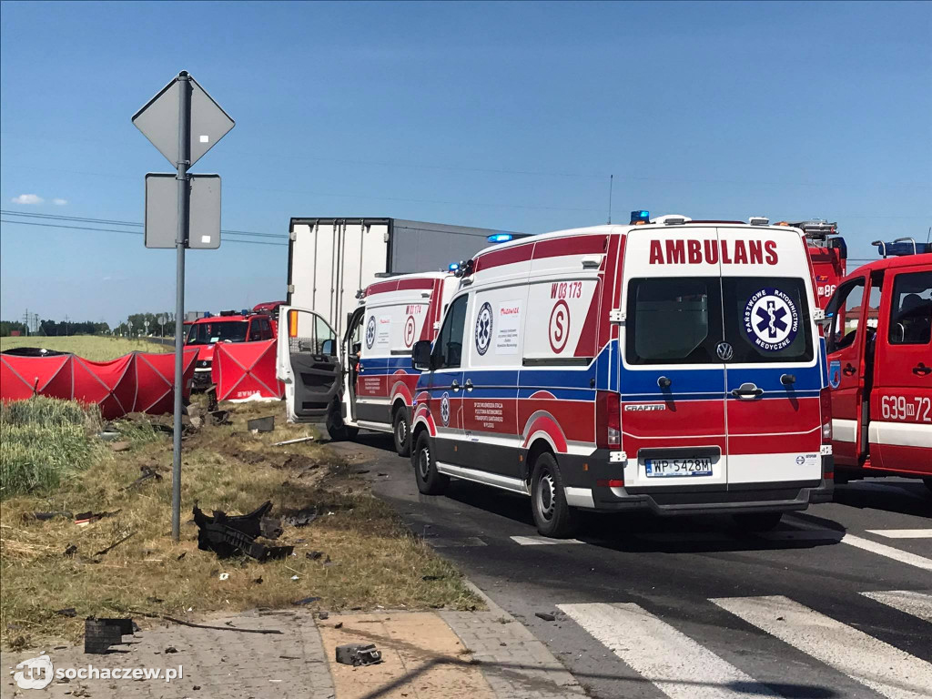 Śmiertelny wypadek w Elżbietowie. Nie żyje 5 osób