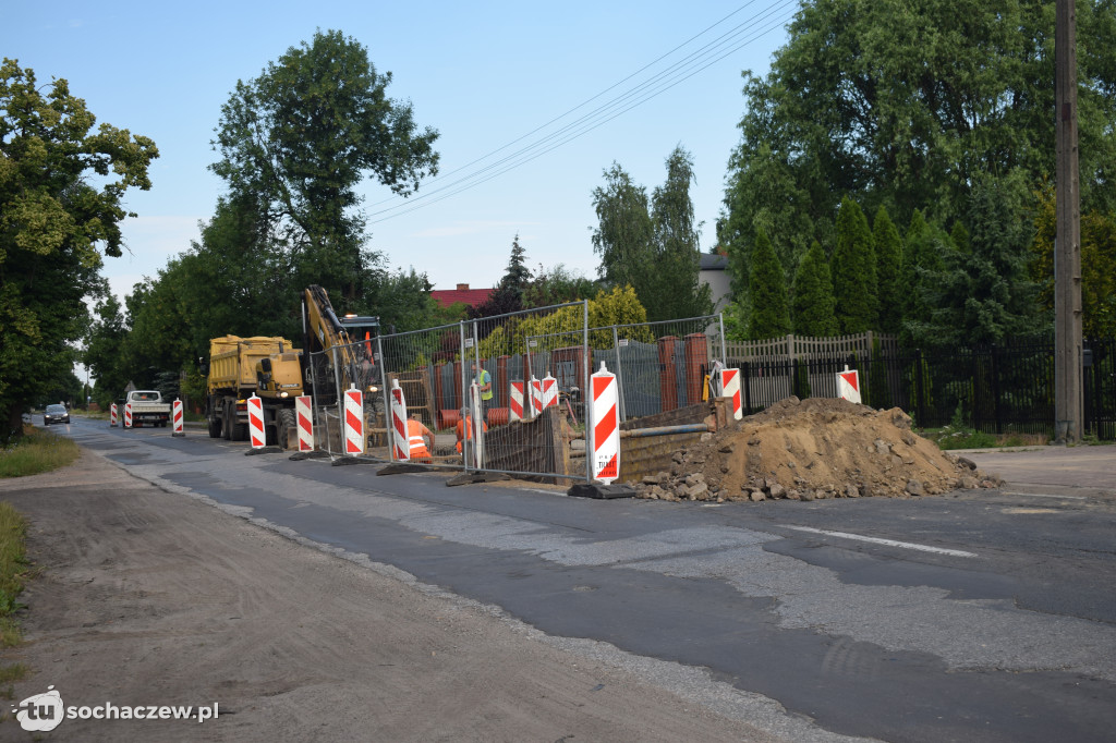 Wykopy na Płockiej