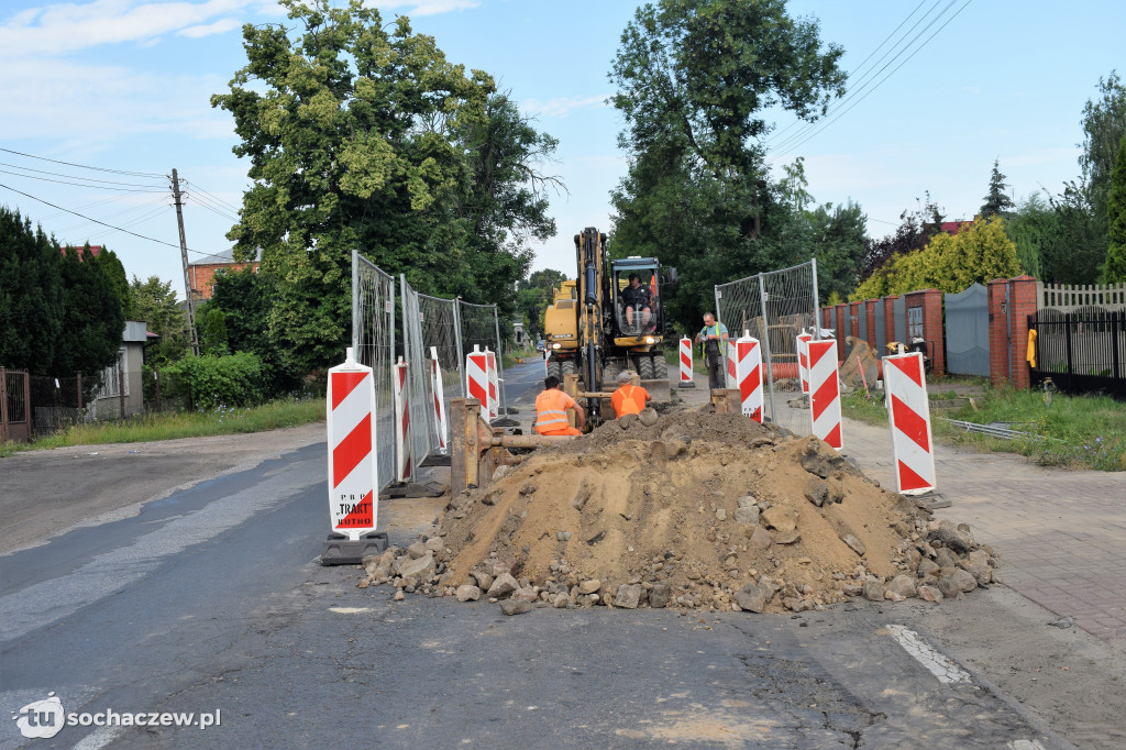 Wykopy na Płockiej