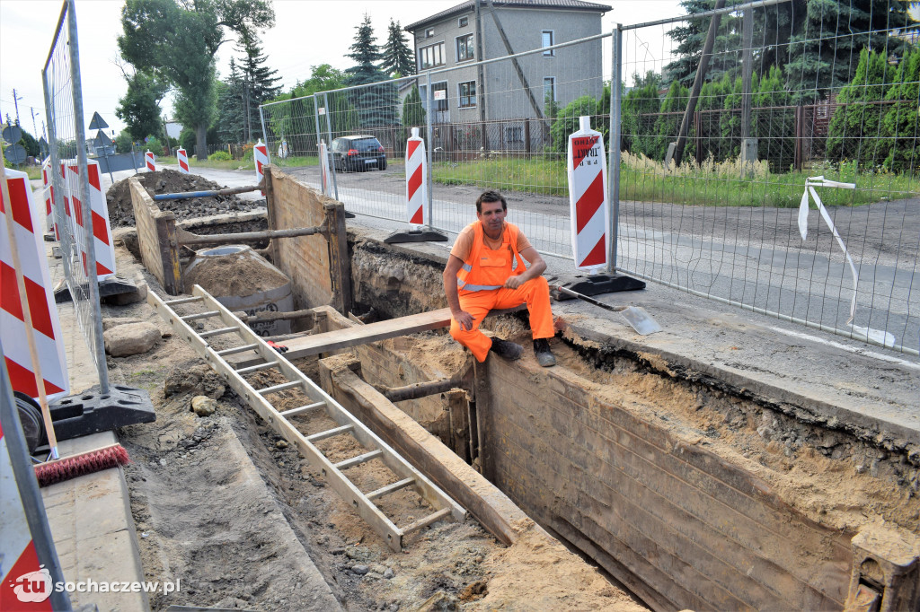 Wykopy na Płockiej