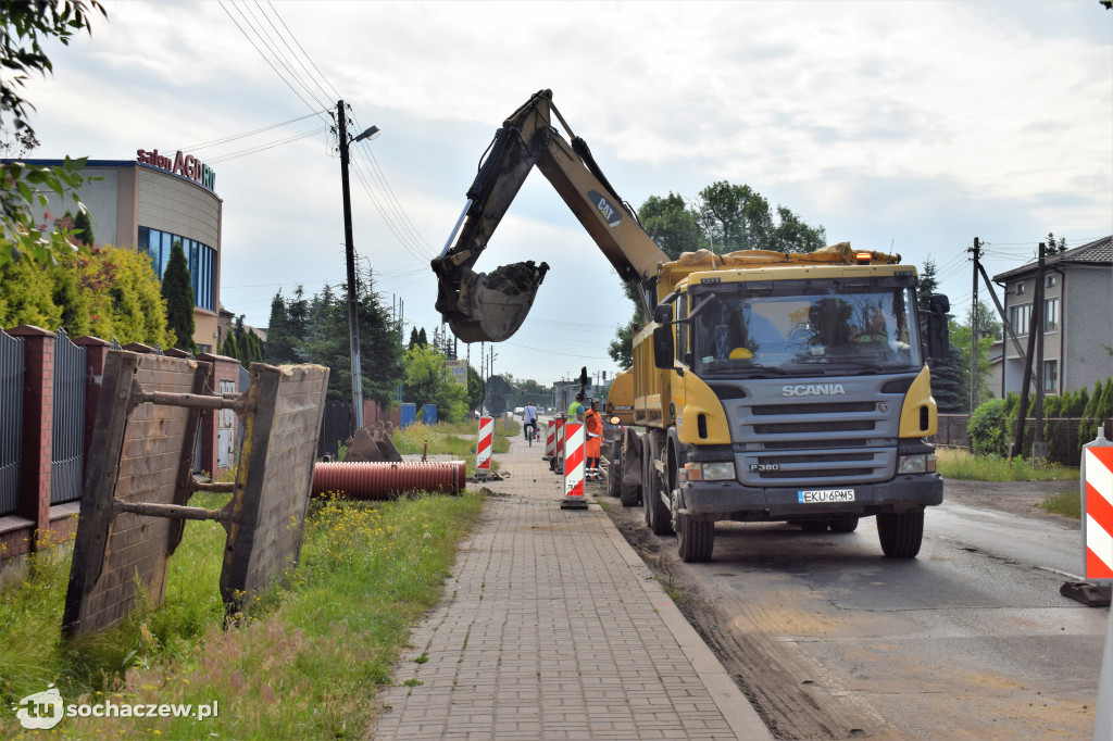 Wykopy na Płockiej