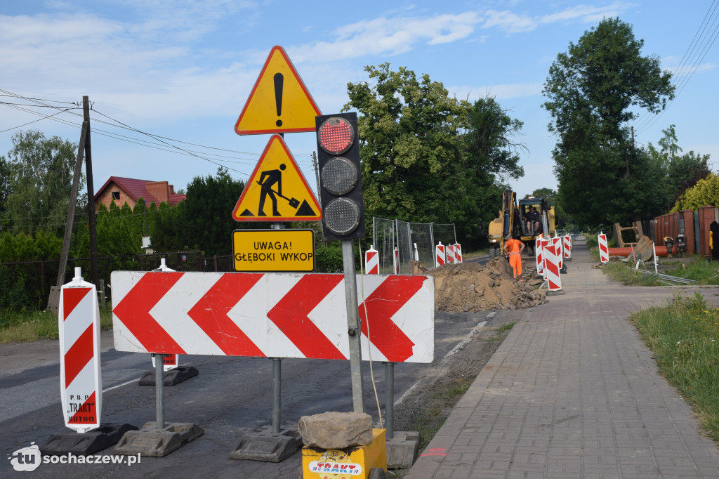 Wykopy na Płockiej