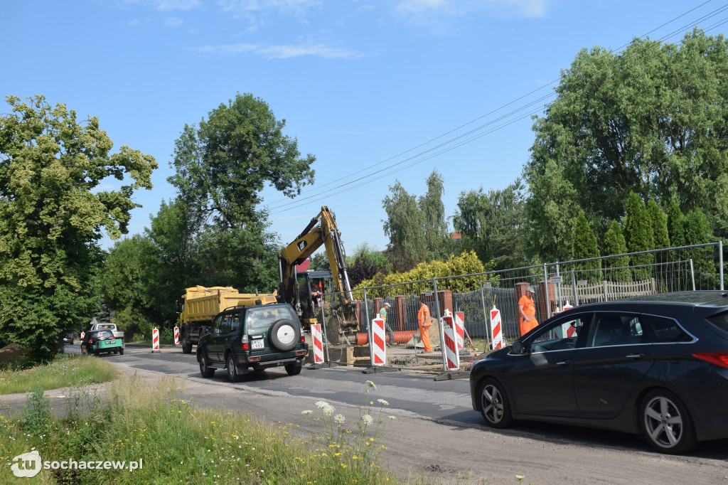 Wykopy na Płockiej