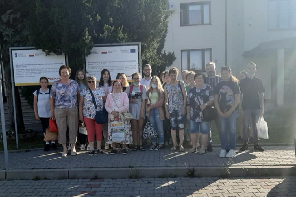 Mieszkańcy Rybna na wycieczce