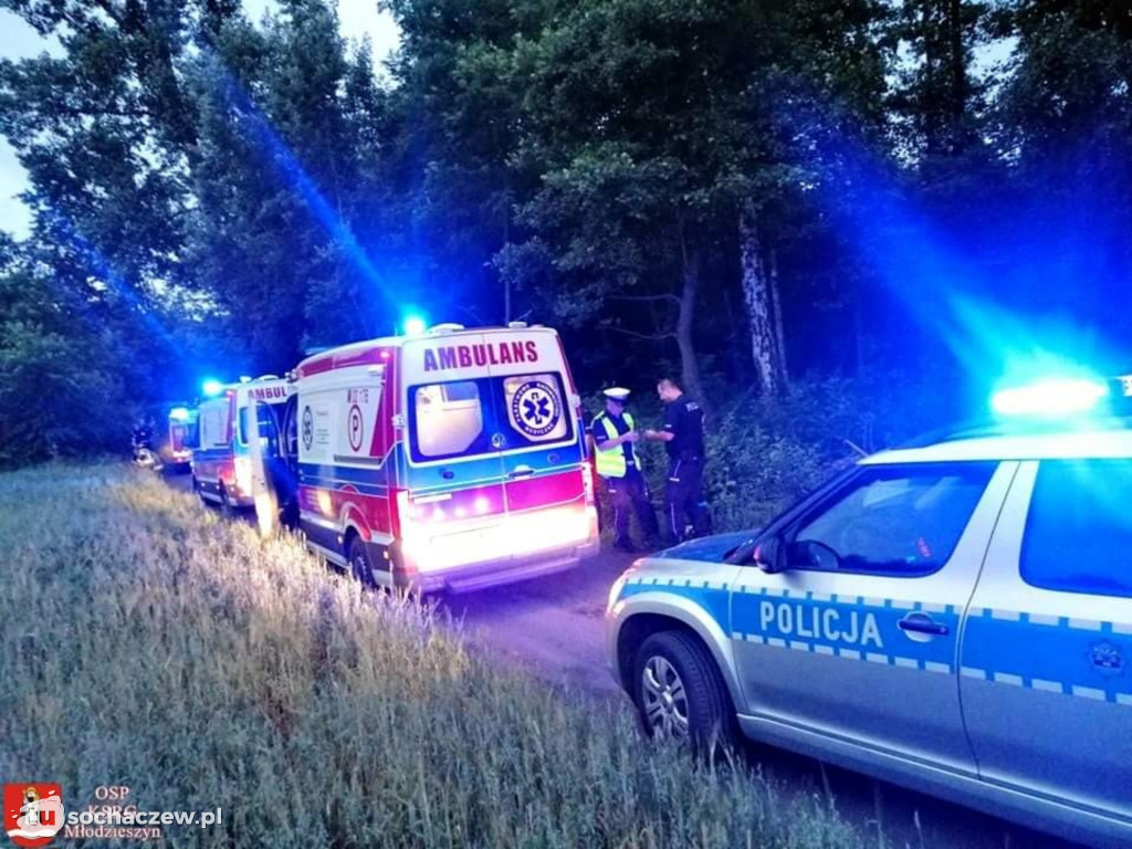Adamowa Góra. Zdarzenie drogowe
