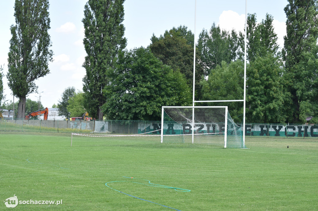 Stadion w Chodakowie przygotowany do remontu
