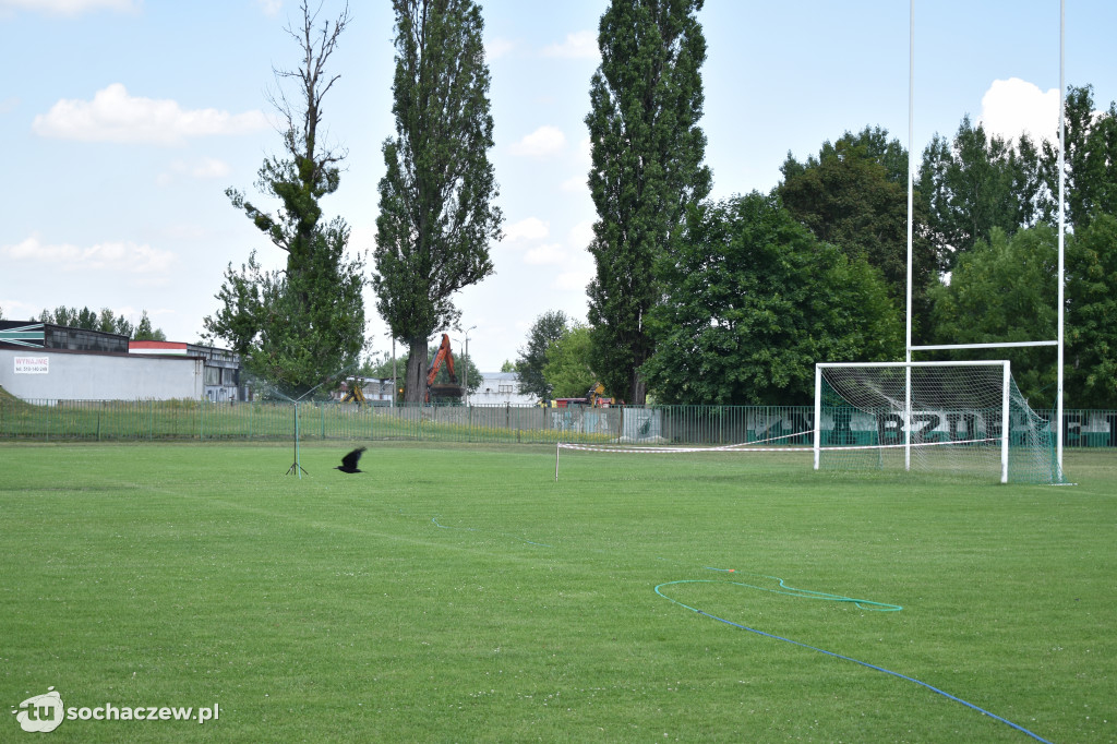 Stadion w Chodakowie przygotowany do remontu
