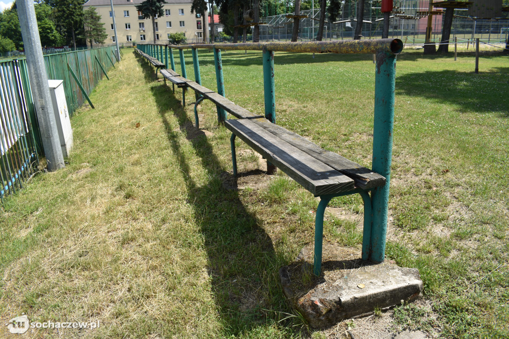 Stadion w Chodakowie przygotowany do remontu