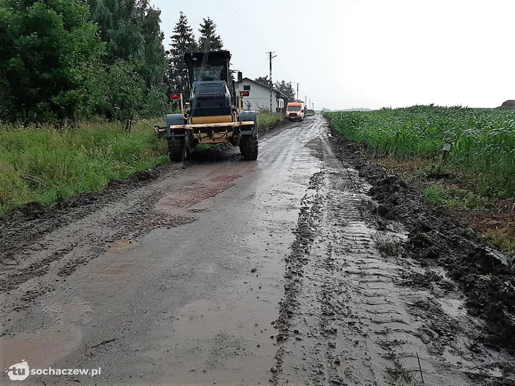 Rybno: prace remontowe  w Konstantynowie