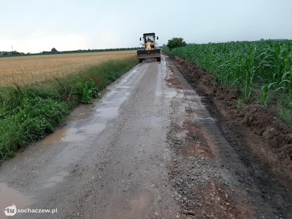 Rybno: prace remontowe  w Konstantynowie