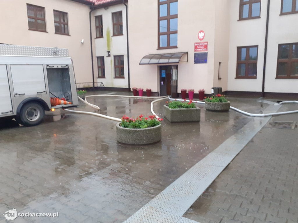 Burza Sochaczew 9 lipca. Kilkadziesiąt interwencji strażaków