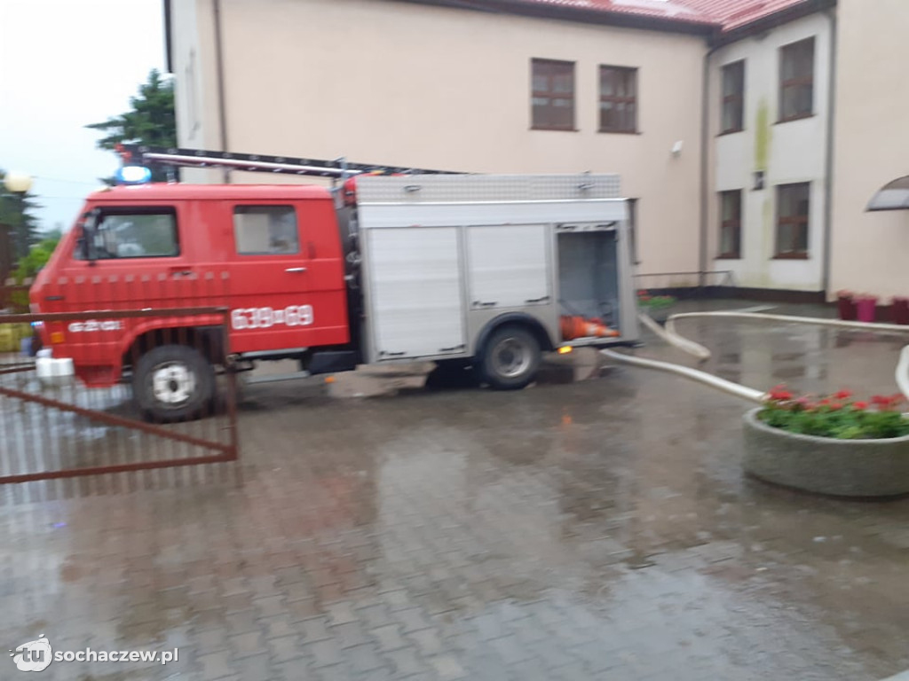 Burza Sochaczew 9 lipca. Kilkadziesiąt interwencji strażaków