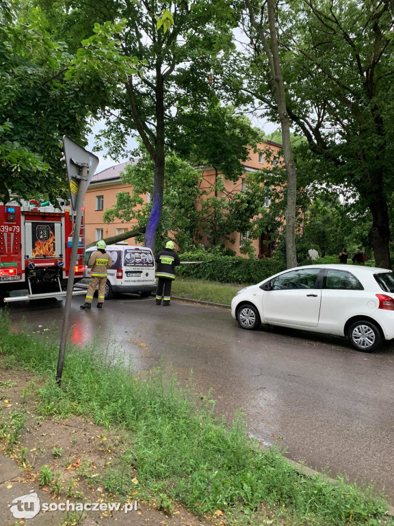 Burza Sochaczew 9 lipca. Kilkadziesiąt interwencji strażaków