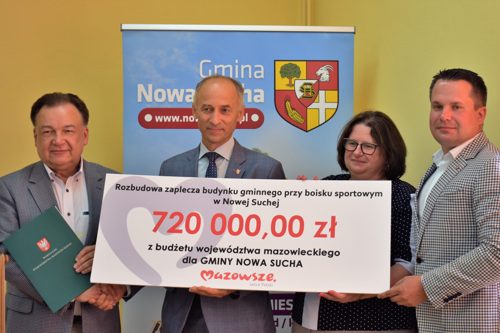 Inwestycje w gminach Nowa Sucha, Rybno oraz Brochów ze wsparciem samorządu Mazowsza