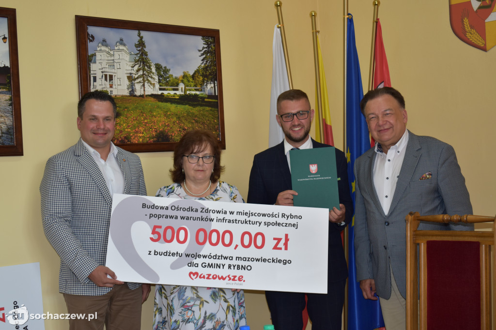 Inwestycje w gminach Nowa Sucha, Rybno oraz Brochów ze wsparciem samorządu Mazowsza