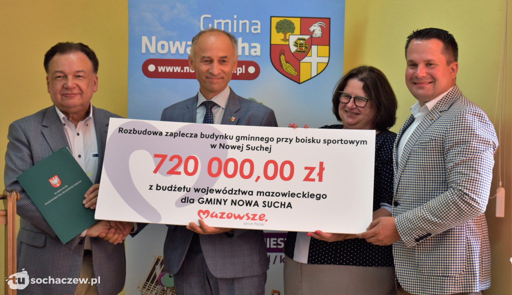 Inwestycje w gminach Nowa Sucha, Rybno oraz Brochów ze wsparciem samorządu Mazowsza