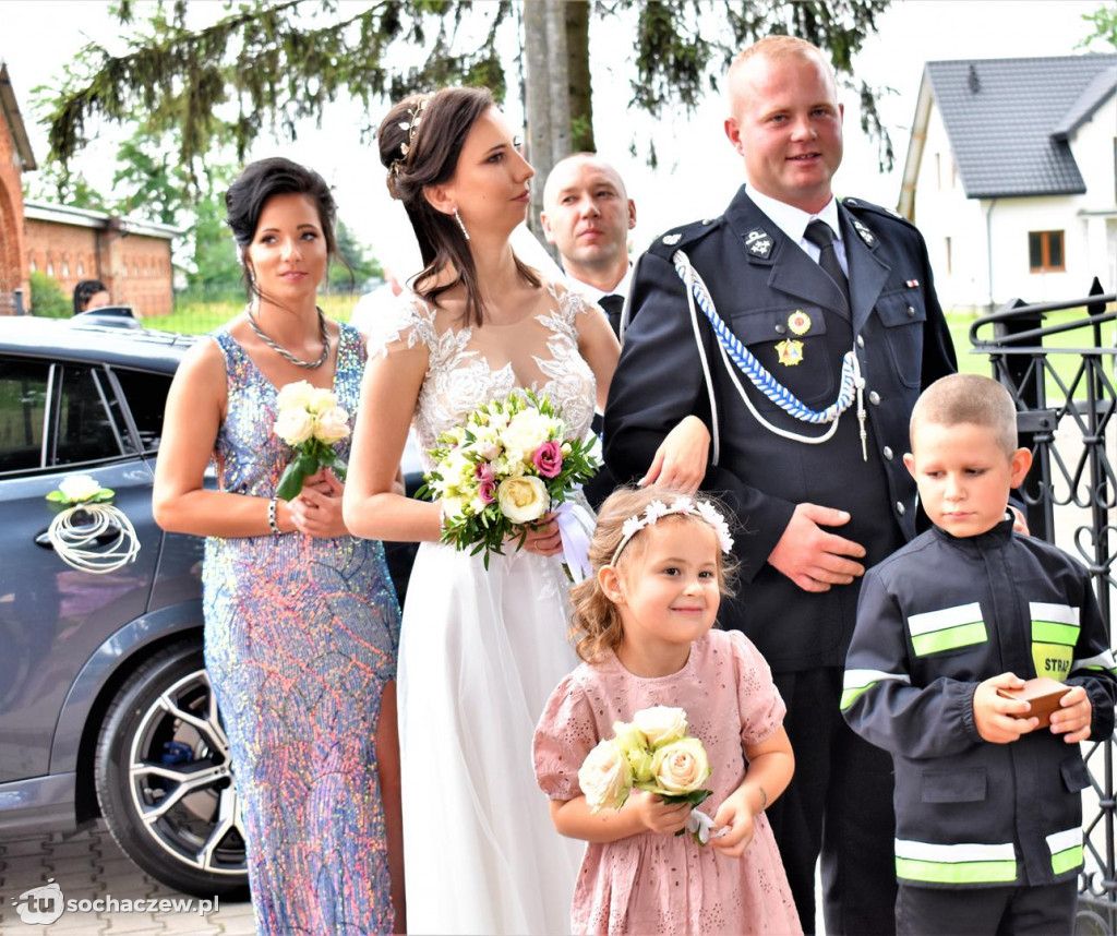 Strażacki ślub w Giżycach