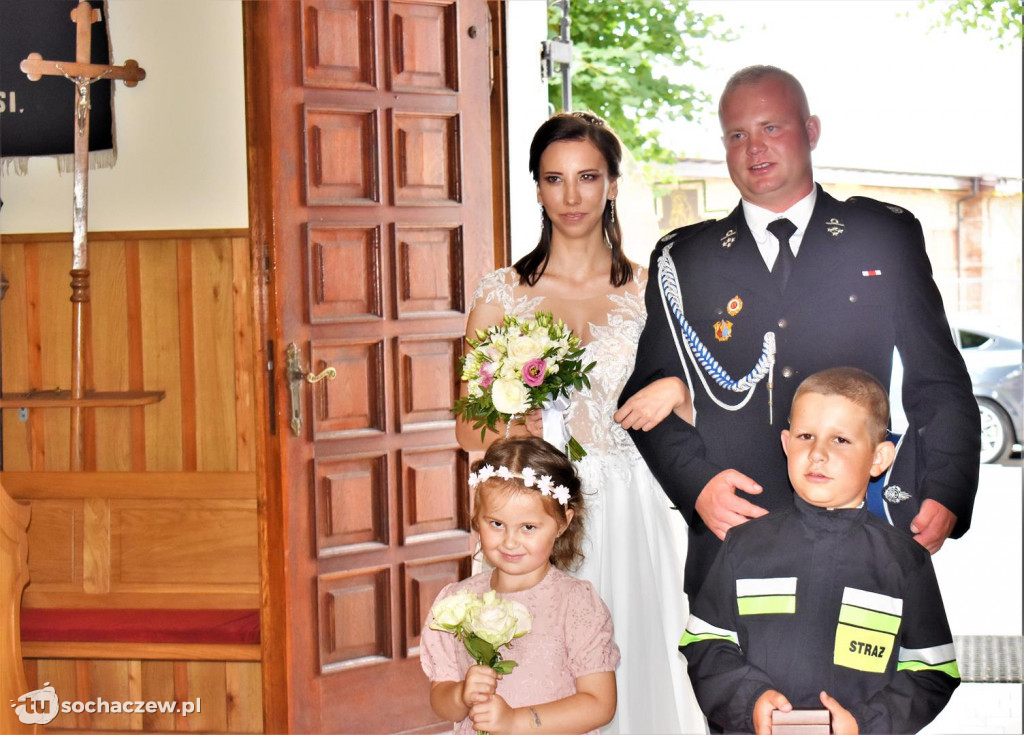 Strażacki ślub w Giżycach