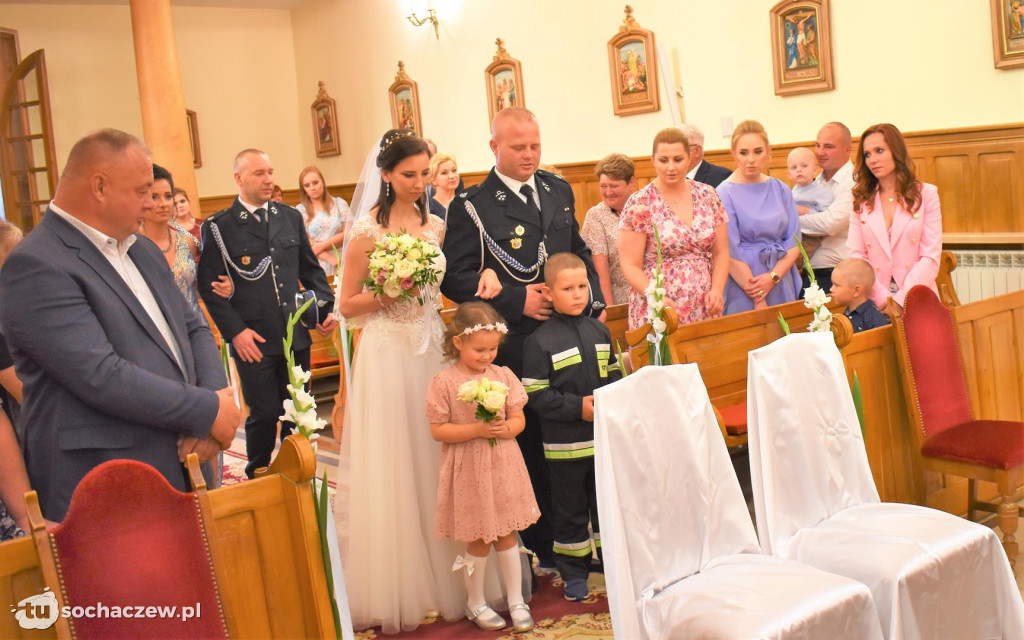 Strażacki ślub w Giżycach