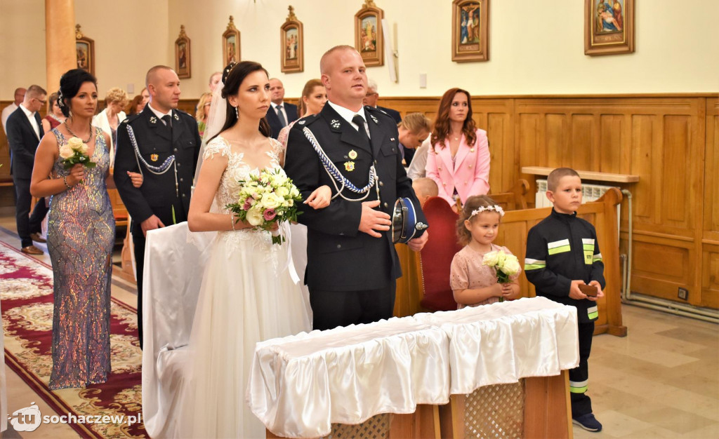 Strażacki ślub w Giżycach