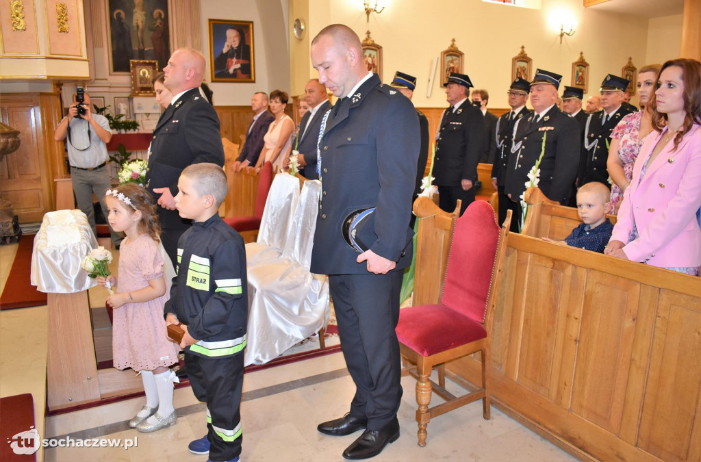 Strażacki ślub w Giżycach