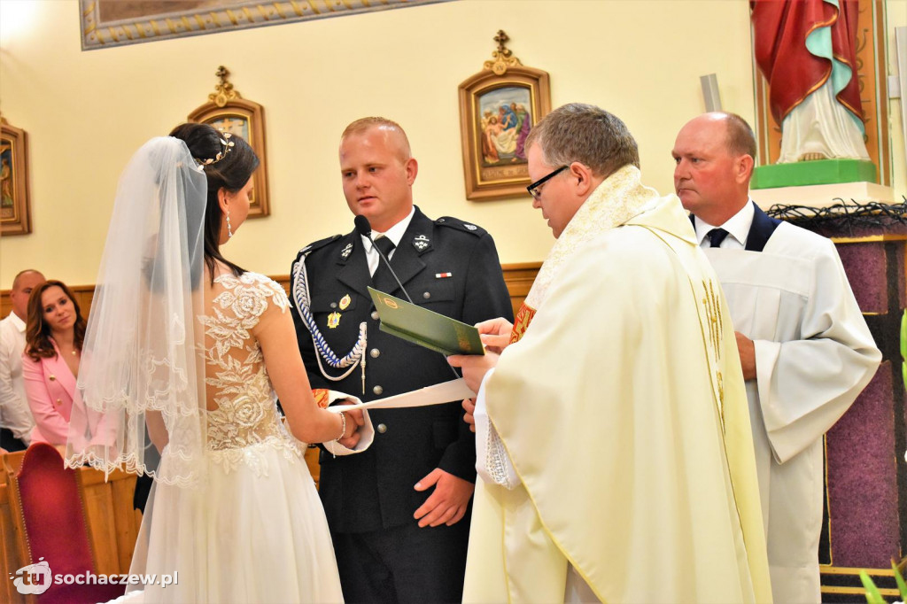 Strażacki ślub w Giżycach