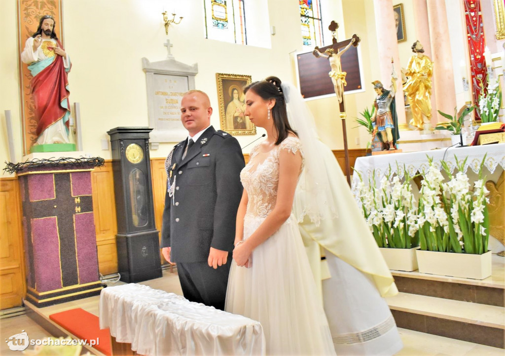 Strażacki ślub w Giżycach