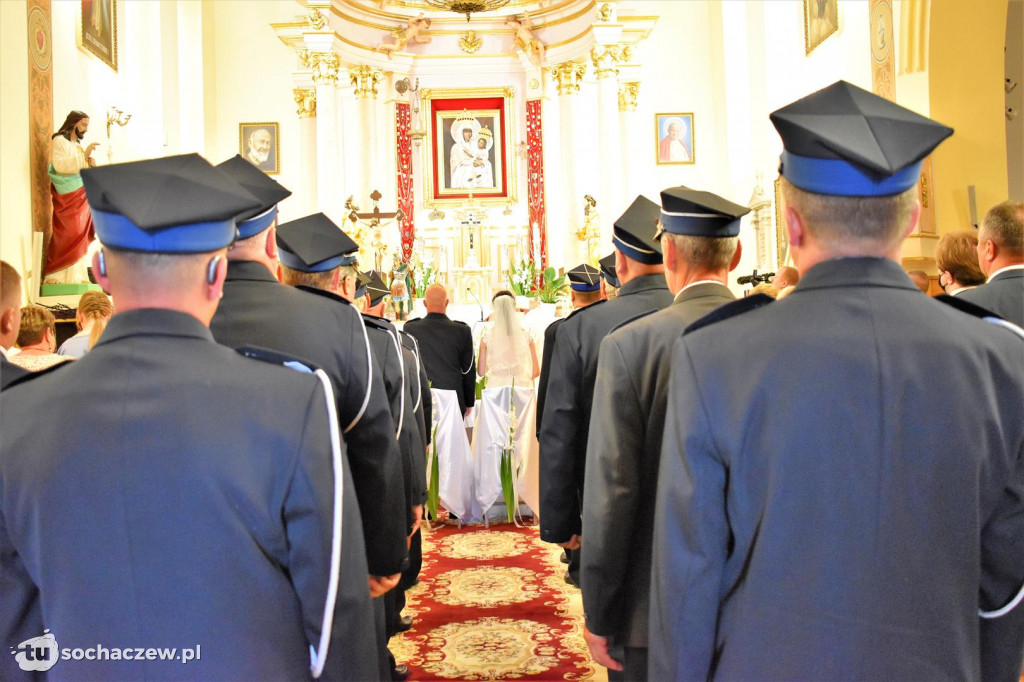 Strażacki ślub w Giżycach
