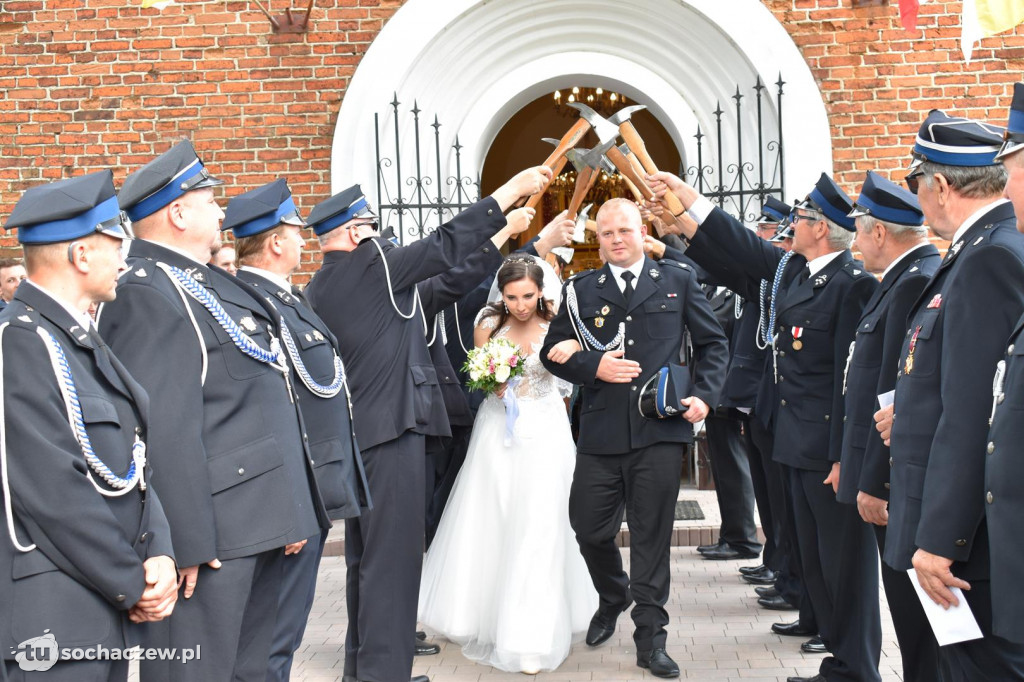 Strażacki ślub w Giżycach