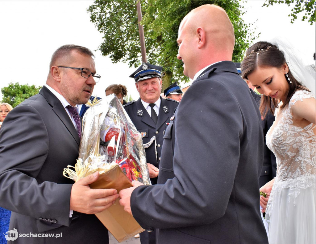 Strażacki ślub w Giżycach