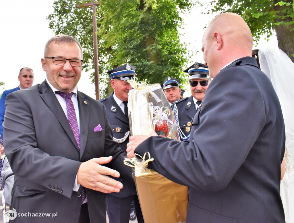 Strażacki ślub w Giżycach