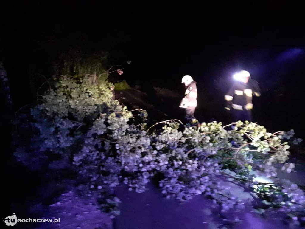 Strażacy walczą ze skutkami nocnej burzy
