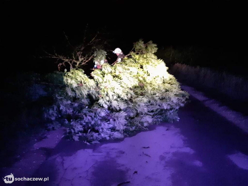 Strażacy walczą ze skutkami nocnej burzy