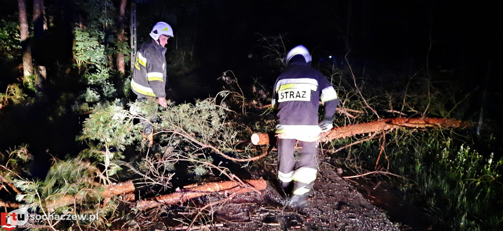 Strażacy walczą ze skutkami nocnej burzy