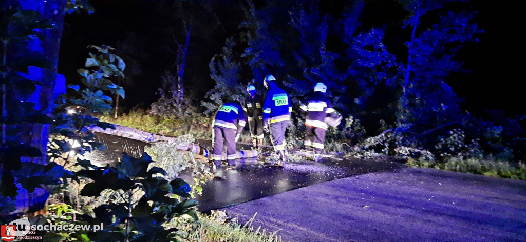 Strażacy walczą ze skutkami nocnej burzy
