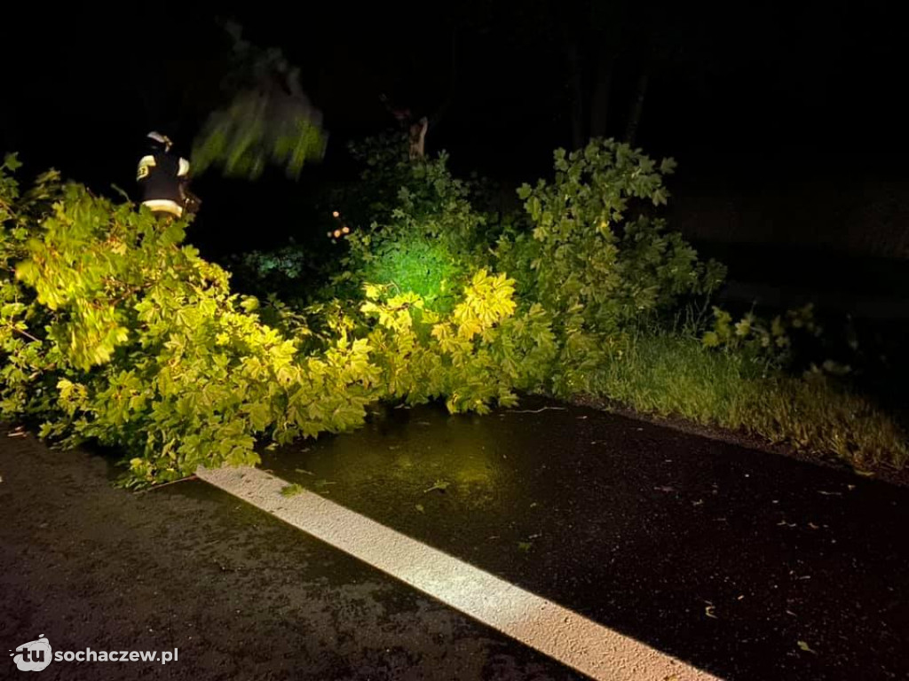 Strażacy walczą ze skutkami nocnej burzy