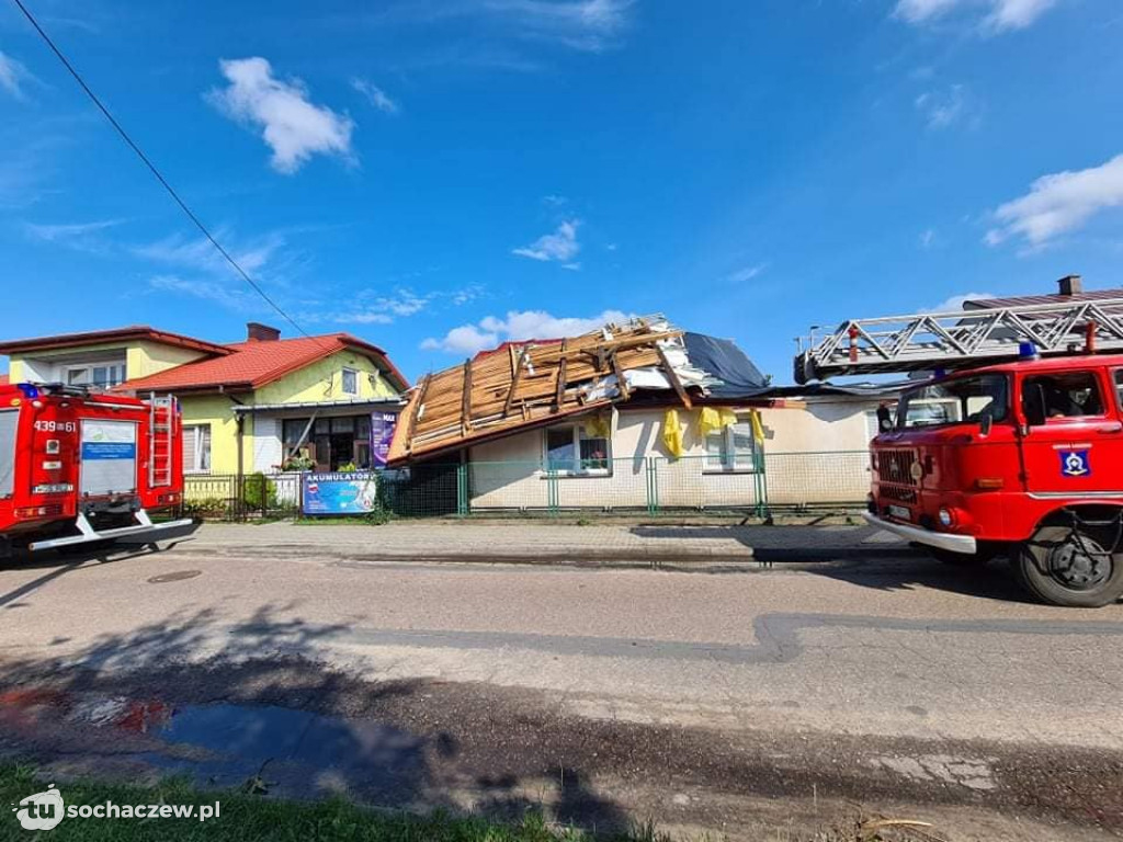 Sanniki usuwanie zniszczeń po burzy