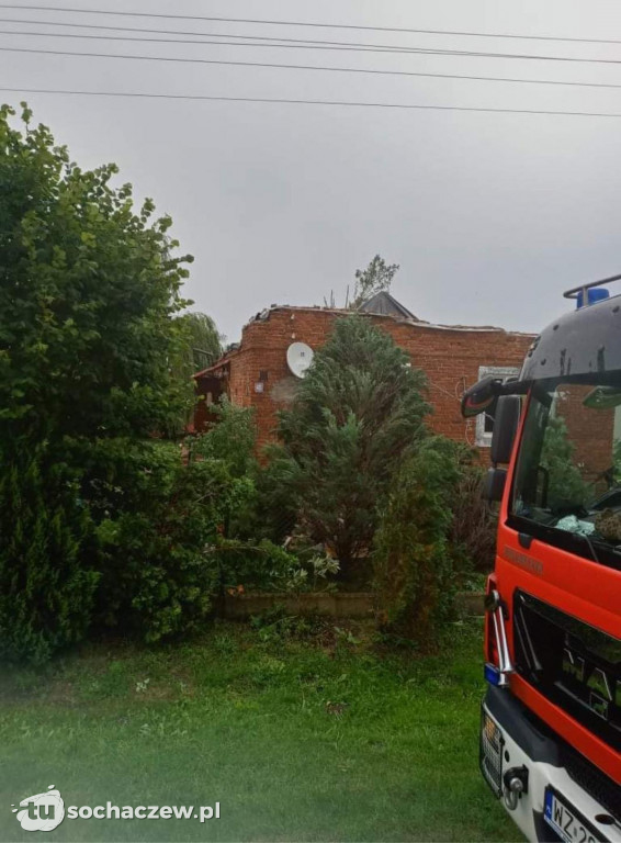 Sanniki usuwanie zniszczeń po burzy